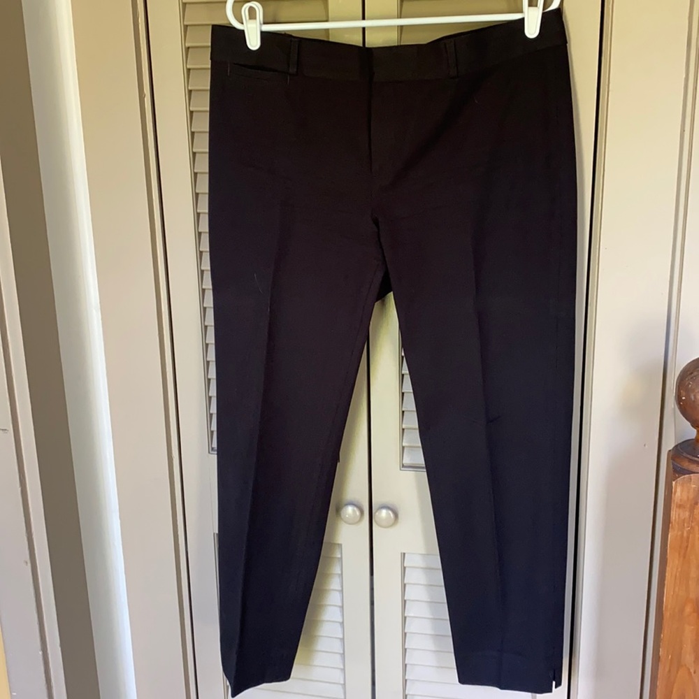 Banana Republic Sloan Fit Ankle Pant, Black, Size 12